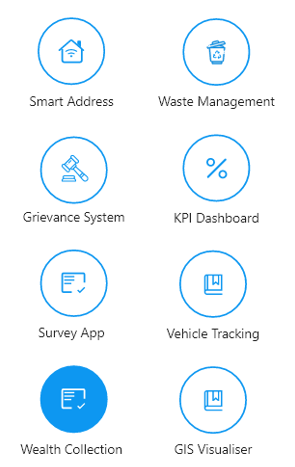 Citizen services menu